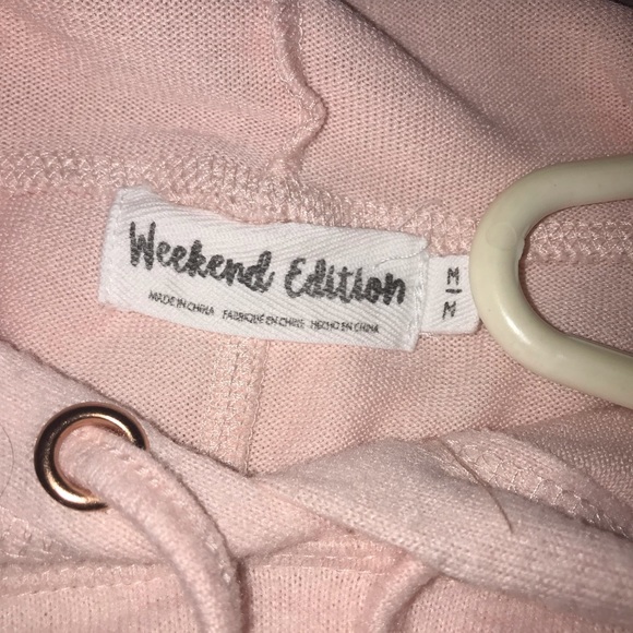 M Kids Light Pink Weekend Edition hoodie - Picture 4 of 4